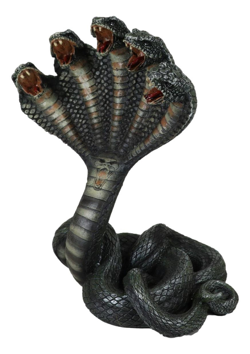 Hindu Primordial Multi Headed Shesha Snake Demigod Nagaraja Of Vishnu Figurine