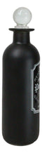 Deadly Poison Witchcraft Apothecary Wicca Decorative Frosted Glass Potion Bottle