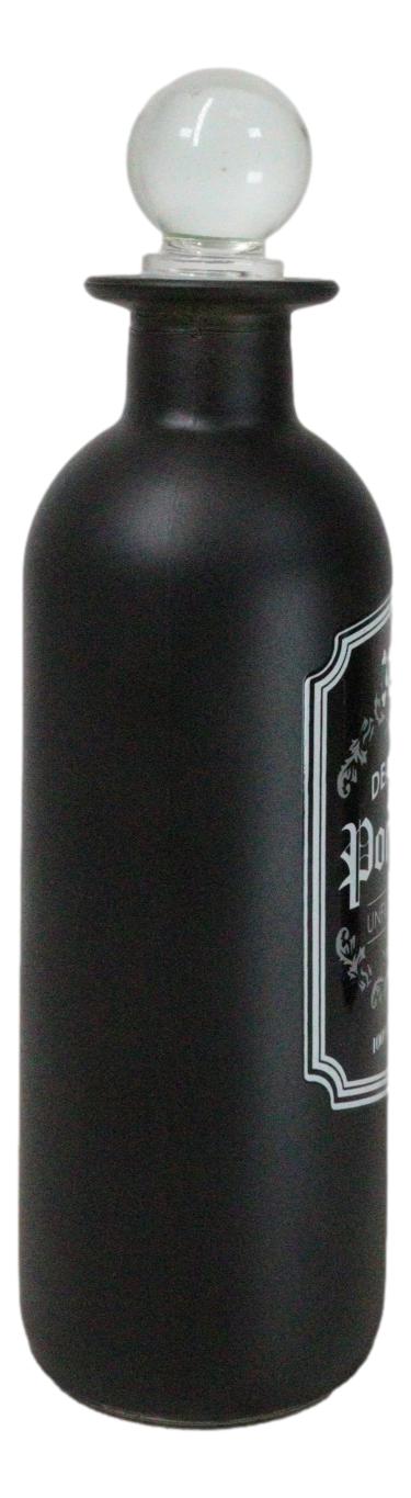 Deadly Poison Witchcraft Apothecary Wicca Decorative Frosted Glass Potion Bottle
