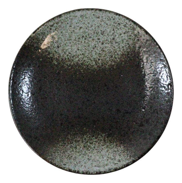 Set Of 6 Grey Tone Hakumu Round Appetizer Dessert Salad Ceramic Plates 6"D