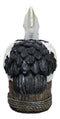 Coastal Marine Great White Pelican Sea Bird Perching On Getty Post Figurine