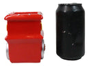 Red Colorful Choo Choo Train Locomotive Stationery Pencil Holder Figurine 5"L