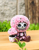 Furry Bones Japanese Sakura Pink Cherry Blossoms Skeleton Figurine Furrybones