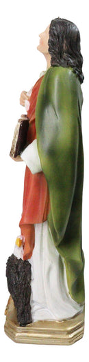 Apostle Disciple Of Jesus Saint John The Evangelist with Eagle Figurine 12"H