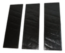 Pack Of 3 Kokuyo Black Minimalistic Rectangular Shaped Serving Platter 14.5"L