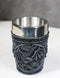 Set Of 2 Gothic Fantasy Moon Voyage Of The Dragon Celtic Knotwork Shot Glasses