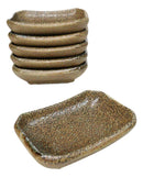Set Of 6 Japanese Sunaji Kairagi Earth Sky Porcelain Condiment Sauce Dishes 2oz