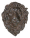 Cast Iron Aslan The King Of The Jungle Regal Lion Head Wall Plaque Figurine