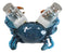 Nautical Ocean Marine Blue Crab Salt And Pepper Shakers Holder Figurine Set