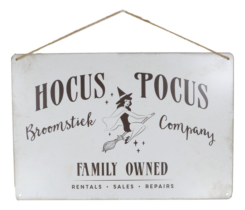 Witch Hocus Pocus Family Owned Rentals Sales Repairs Broomstick Co Wall Sign