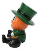 Furry Bones Leppy The Lucky Green Irish Leprechaun Skeleton Gold Pot Figurine