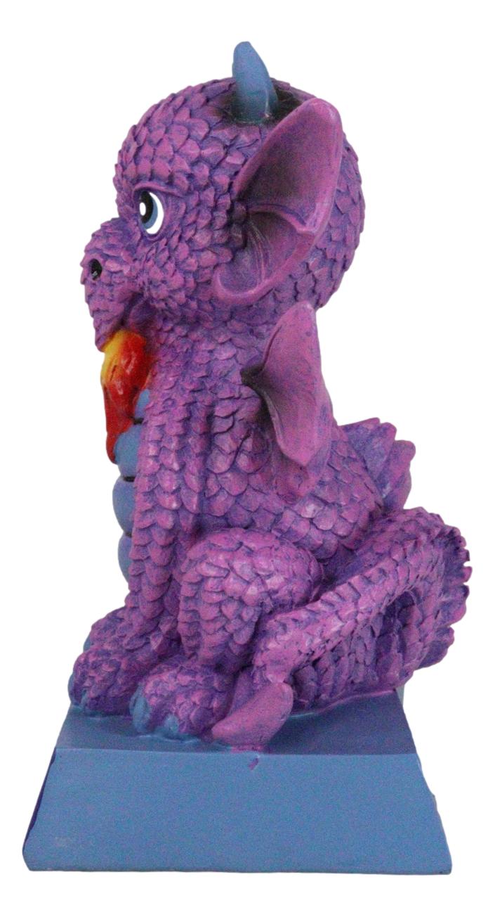 Violet Drake Koan Cartoon Chibi Dragon Fantasy Figurine She's Cute But Fierce