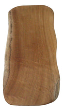 Small Bohemian Rustic Live Edge Teak Wood Charcuterie Cheeseboard 15"L