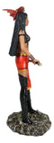Tribal Warrior Ebony Princess Adaeze The Dragon Witch Holding Sickle Statue