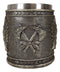 Native Indian Chief With Headdress Roach Skull And Crossed Axes Coffee Mug Cup