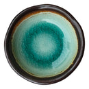 Pack Of 6 Green Crackle Midori Kannyu Wavy Round Condiment Sauce Dishes 2oz