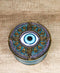 Auspicious Evil Eye With Peacock Train Sacred Compass Trinket Decorative Box