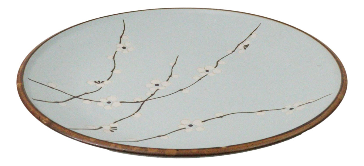 Made In Japan Ceramic Soushun Sakura Cherry Blossoms Large Dinner Plates 11"D