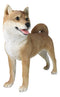 Realistic Adorable Canine Pet Pal Shiba Inu Dog Statue 18" Tall Home Decor