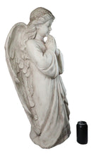 Faith Inspirational Large Young Girl Angel of Prayer Garden Statue 32" Tall