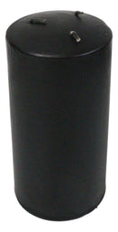 Large Gothic Draculina Pink Vampire Tears Black Unscented Pillar Candle 6"H