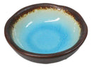 Set Of 6 Blue Sky Aozora Kannyu Ceramic Wavy Round Condiment Sauce Dishes 3oz