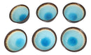 Pack Of 6 Blue Sky Aozora Kannyu Ceramic Small Rice Soup Appetizer Bowls 10oz