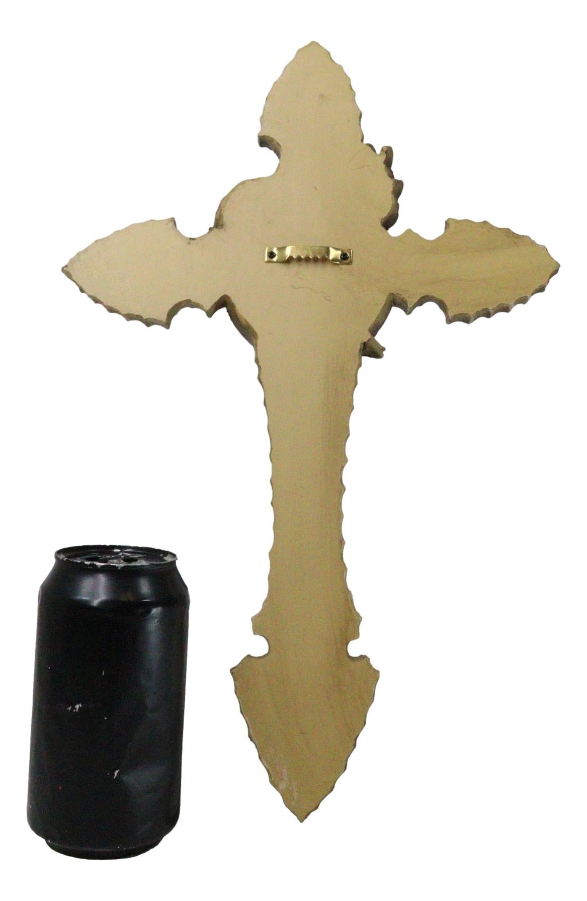 Rustic Southwest Faux Wooden Tribal Arrows With Bald Eagle And Medal Wall Cross