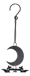 Macabre From The Crypt Vampire Coffin Moon Bats Spiral Wall Hanging Decoration