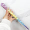 Wizards Fantasy Cosplay Rainbow Unicorn Horn Magic Wand Staff Prop Accessory 13"