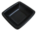 Pack Of 6 Square Black Silk Melamine Condiments Sauce Dipping Bowl or Dishes