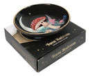 Witchcraft Wicca Dark Forest Toadstool Mushrooms And Fungi Round Incense Holder