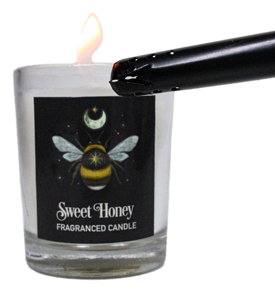 Pack of 3 Wicca Witchcraft Wildberry Sweet Honey White Sage Votive Candle Trio
