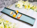 Seikai Sky Collection Large 16.5" Elongated Rectangular Wavy Serving Platter