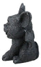 Gothic Horned Bat Cat Gargoyle Bast Figurine 4.5" H Mythical Fantasy Talisman