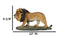 African Savanna Safari Wildlife Majestic Lion Prowling in Grasslands Figurine