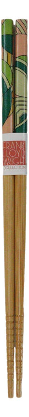5 Pairs Of Max Hoffman Circles Art Rug Frank Wright Ridged Wooden Chopsticks Set