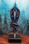 Medieval Fantasy Midnight Bahamut Blue Dragon Novelty Beer Tap Handle Figurine