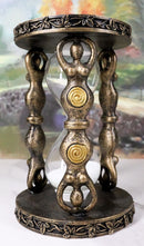 Wicca Yoga Metaphysical Sacred Spiral Goddess Shaman Triple Moon Sand Timer