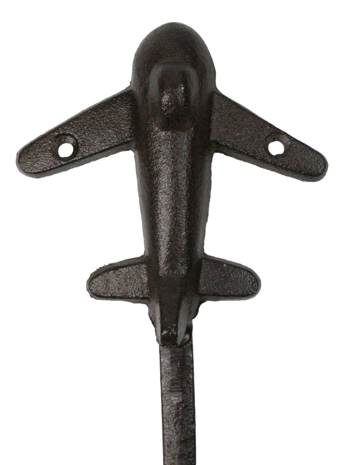 Pack of 2 Cast Iron Aeronautical Pilot Airplane Plane Air Craft Wall Hooks 6"H - Ebros Gift