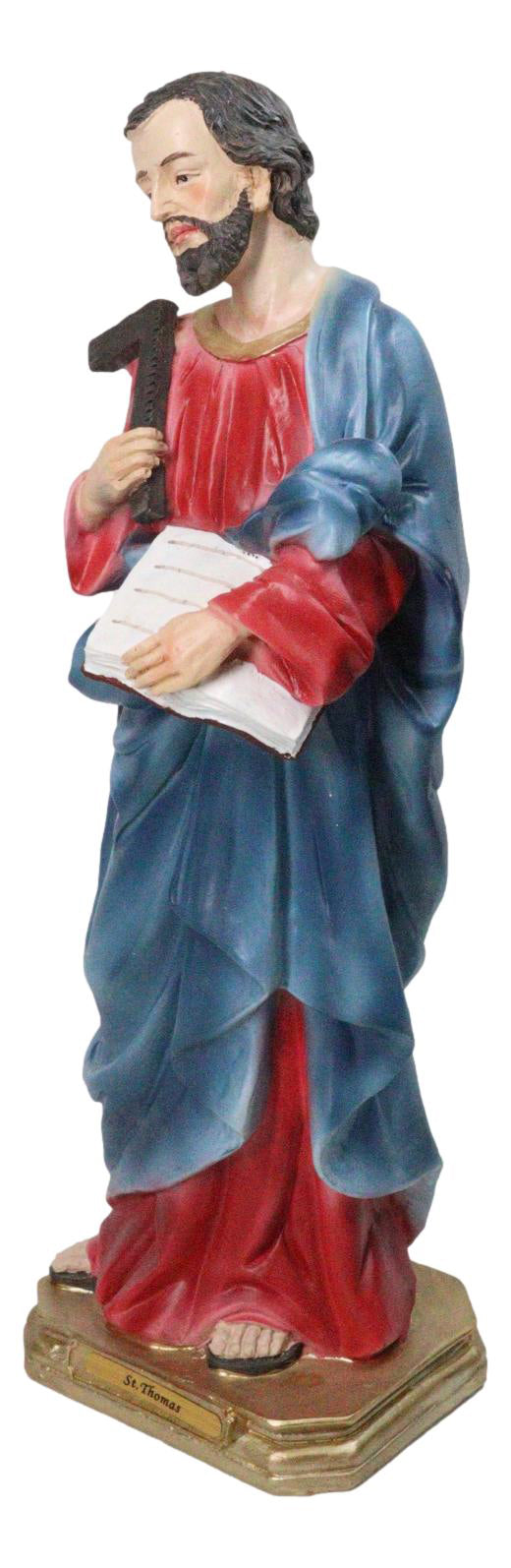 Apostle Of Jesus Saint Thomas The Architect and Logic Thinker Figurine 12"