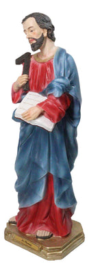 Apostle Of Jesus Saint Thomas The Architect and Logic Thinker Figurine 12"