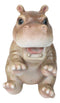 Adorable Sub Saharan African River Common Hippopotamus Calf Figurine 4.75"H