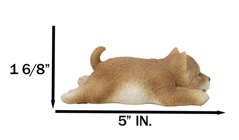 Adorable Shiba Inu Dog Magnetic Figurine 5" Long Pet Pal Puppy Dogs Accent