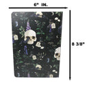 Venom And Vines Skulls Serpents Poisonous Plants A5 Lined Pages Journal Book
