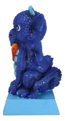 Ocean Blue Koan Cartoon Dragon Figurine Be Yourself Unless You Can Be A Dragon!