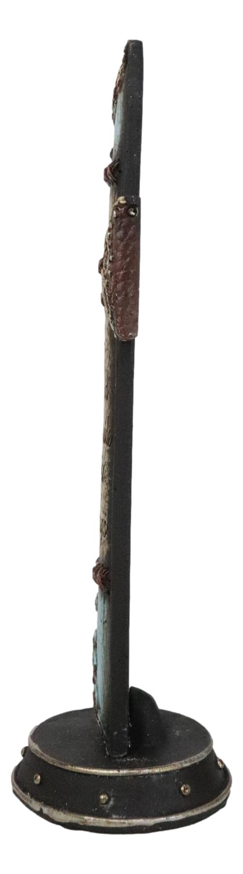 Turquoise Rustic Tuscany Family The Lord Will Guide You Always Desktop Cross