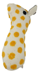 Wool Safari Giraffe Baby Animal Head Plush Doll Wall Decor Safari Collection