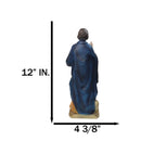 Christian Apostle Of Jesus Saint Mark The Evangelist with Lion Figurine 8"H