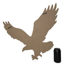 Large 23"L Bald Eagle Swooping With Pine Trees Forest Wooden Wall Decor Plaque